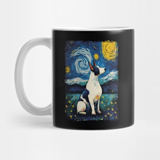 Bull Terrier Starry Night Mug